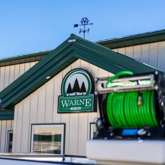 Warne store front of building exterior
