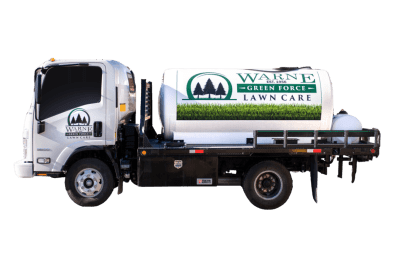 Warne Green Force Lawn Care truck
