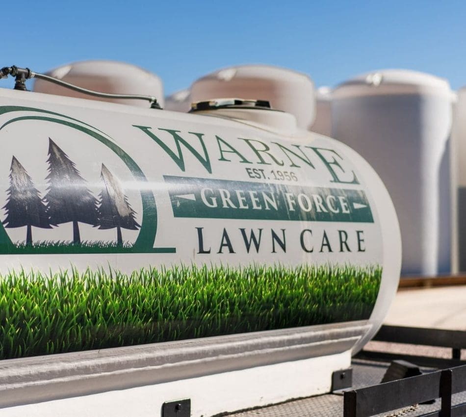 Green Force Lawn Care truck